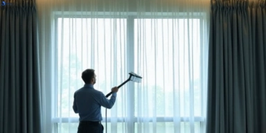 Commercial curtain steam cleaning service horsley-nsw hotels offices